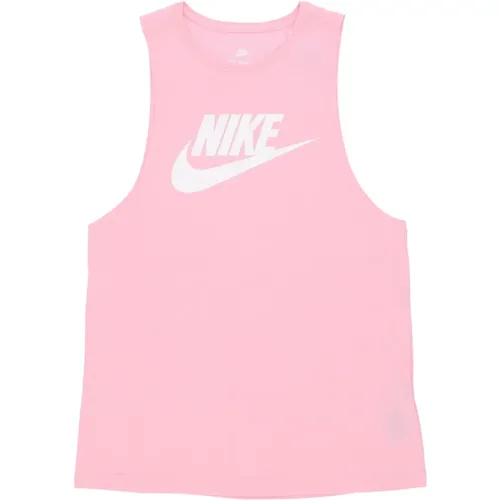 Weiches Rosa Muscle Tank Top , Damen, Größe: S - Nike - Modalova