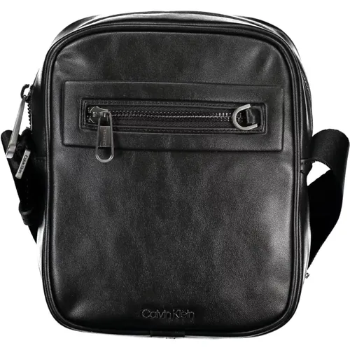 Shoulder Bag Contrast Details Zip , male, Sizes: ONE SIZE - Calvin Klein - Modalova