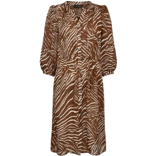 Midi Dresses , female, Sizes: XS - Sand - Modalova