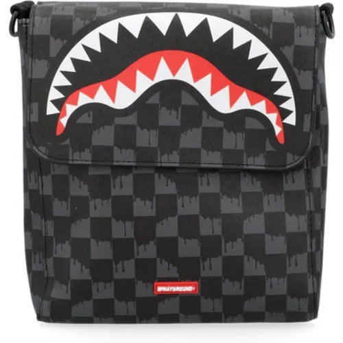 Cross Body Bags, male, , Size: ONE SIZE Shark Messenger Bag - Sprayground - Modalova