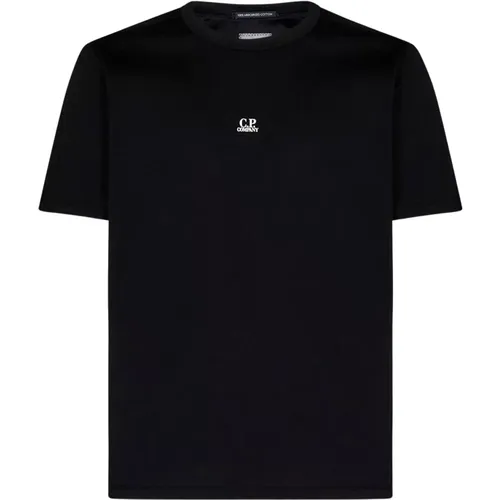 Logo Crewneck T-shirt , male, Sizes: XL, L - C.P. Company - Modalova