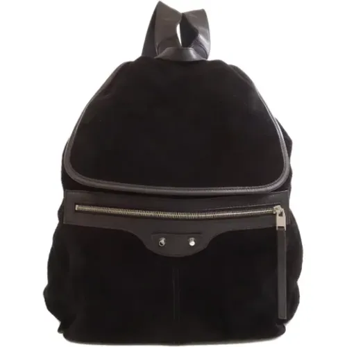 Pre-owned Backpacks, female, , Size: ONE SIZE Pre-owned Suede balenciaga-bags - Balenciaga Vintage - Modalova