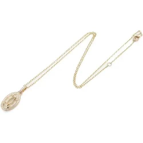 Pre-owned Jewellery, female, , Size: ONE SIZE Pre-owned Rose Gold necklaces - Cartier Vintage - Modalova