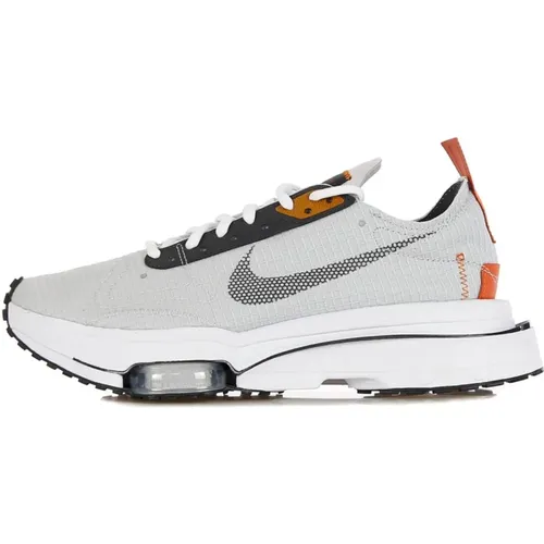 Graue Fog Low Sneakers mit Orangen Akzenten , Herren, Größe: 39 EU - Nike - Modalova