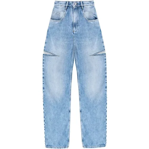 Jeans mit Ausschnitten , Damen, Größe: 2XS - Maison Margiela - Modalova