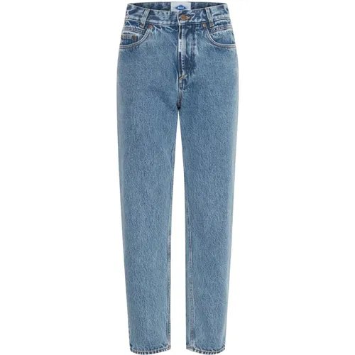 Locker geschnittene Marble Wash Jeans , Damen, Größe: W30 L32 - Ball - Modalova