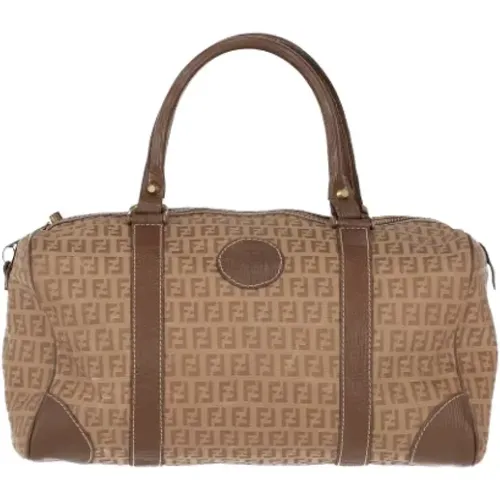 Pre-owned Weekend Bags, female, , Size: ONE SIZE Pre-owned Canvas fendi-bags - Fendi Vintage - Modalova