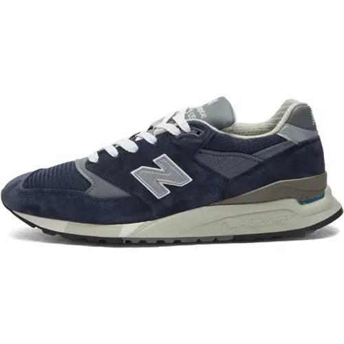 Sneakers, male, , Size: 8 1/2 US Classic Abzorb Sneaker Navy - New Balance - Modalova