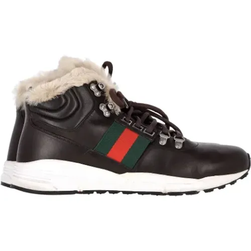 Pre-owned Sneakers, male, , Size: 7 US Pre-owned Leather sneakers - Gucci Vintage - Modalova