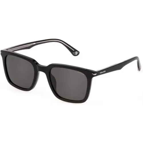 Schwarze Rauch Sonnenbrille Spll80 700P , unisex, Größe: 54 MM - Police - Modalova