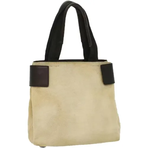 Pre-owned Tote Bags, female, , Size: ONE SIZE Pre-owned Canvas handbags - Prada Vintage - Modalova