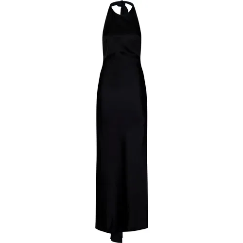Halter Neck Lace Detail Dress , female, Sizes: XL - N21 - Modalova