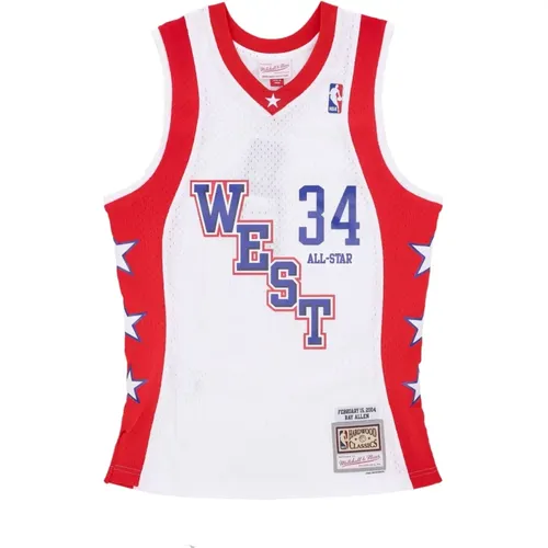 NBA All Star 2004 Ray Allen Tank Top , Herren, Größe: M - Mitchell & Ness - Modalova