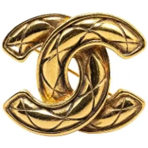 Pre-owned Jewellery, female, , Size: ONE SIZE Pre-owned Metal brooches - Chanel Vintage - Modalova