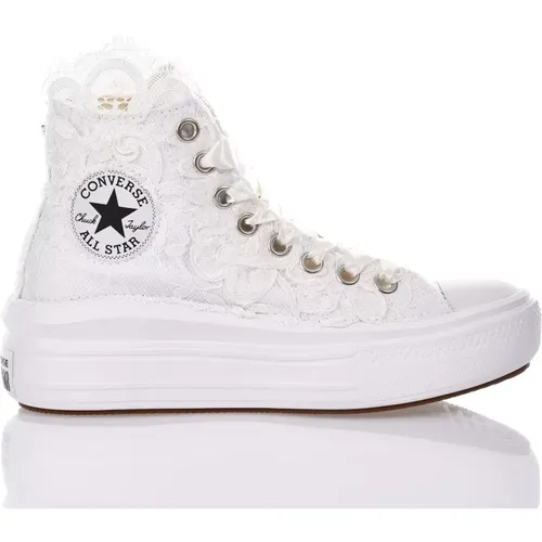 Handmade Sneakers for Women , female, Sizes: 2 UK, 3 UK, 3 1/2 UK, 4 UK, 4 1/2 UK, 6 1/2 UK, 7 UK, 5 UK, 6 UK, 8 UK - Converse - Modalova