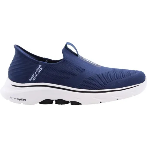 Casual Slip-On Shoes , male, Sizes: 12 UK, 8 UK - Skechers - Modalova