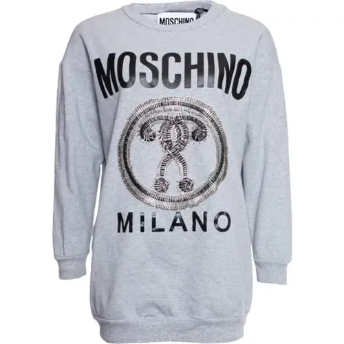 Pre-owned Knitwear & Sweatshirts, female, , Size: S Pre-ownedCottonouterwear - Moschino Pre-Owned - Modalova