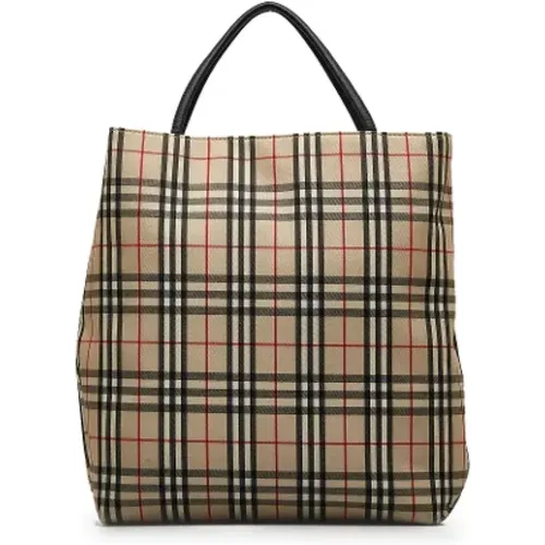 Pre-owned Tote Bags, female, , Size: ONE SIZE Pre-owned Leather totes - Burberry Vintage - Modalova