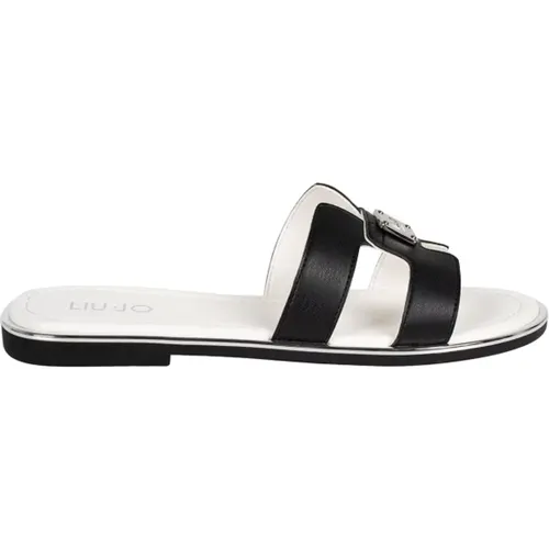 Stilvolle Slip-On Sandalen , Damen, Größe: 37 EU - Liu Jo - Modalova