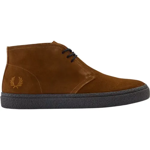 Ginger Suede Hawley Desert Boot , male, Sizes: 10 UK, 11 UK, 6 UK - Fred Perry - Modalova