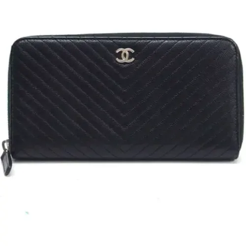 Pre-owned Leather wallets , female, Sizes: ONE SIZE - Chanel Vintage - Modalova