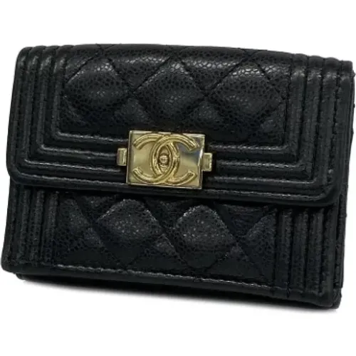 Pre-owned Leather wallets , female, Sizes: ONE SIZE - Chanel Vintage - Modalova