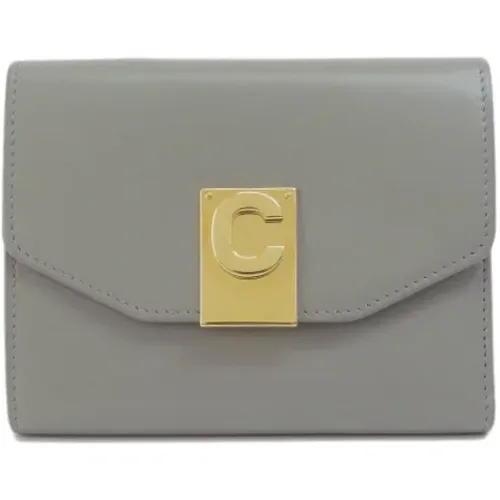 Pre-owned Wallets, female, , Size: ONE SIZE Pre-owned Leather wallets - Celine Vintage - Modalova