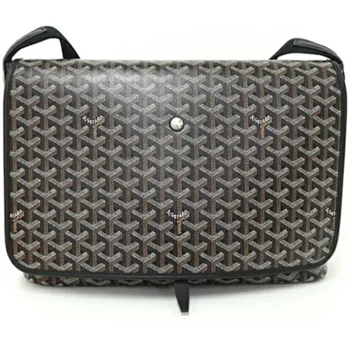 Pre-owned Cross Body Bags, female, , Size: ONE SIZE Pre-owned Leather shoulder-bags - Goyard Vintage - Modalova