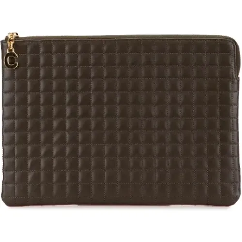 Pre-owned Clutches, female, , Size: ONE SIZE Pre-owned Leather clutches - Celine Vintage - Modalova