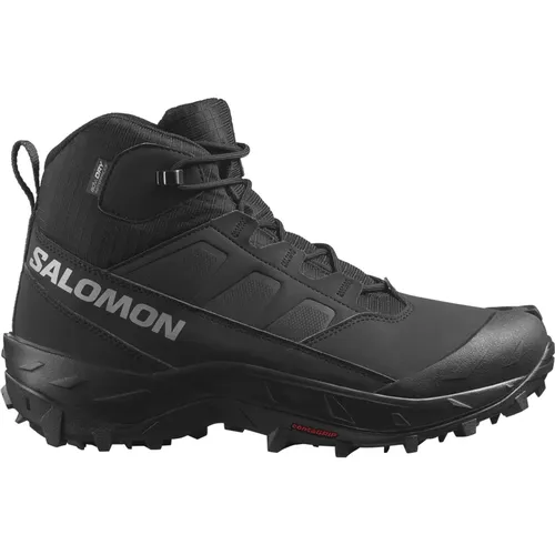 Schwarze Asphalt CrossTrak Wasserdichte Schuhe , Herren, Größe: 42 EU - Salomon - Modalova