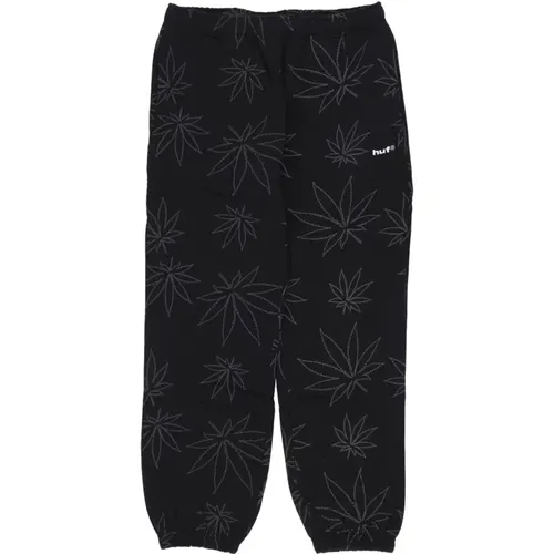 Sweatpants, male, , Size: S Fleece Tracksuit Pants - HUF - Modalova