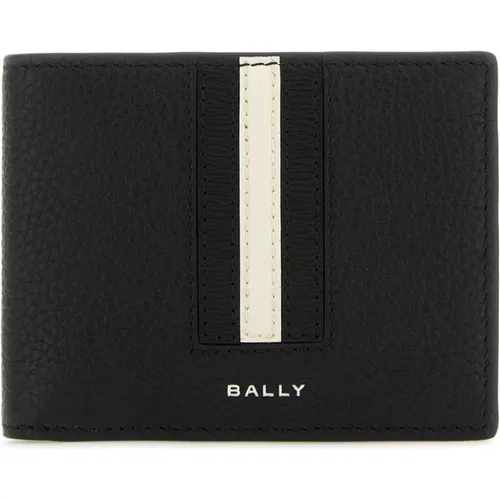 Wallets & Cardholders, male, , Size: ONE SIZE leather wallet - Bally - Modalova