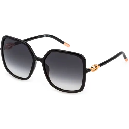 Stylische Sonnenbrille Sfu536 , Damen, Größe: 58 MM - Furla - Modalova