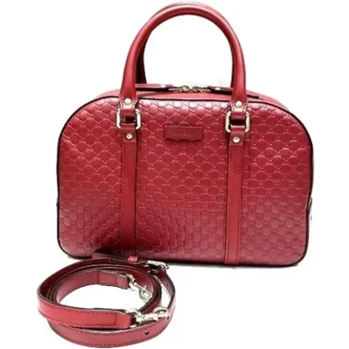 Pre-owned Leather handbags , female, Sizes: ONE SIZE - Gucci Vintage - Modalova