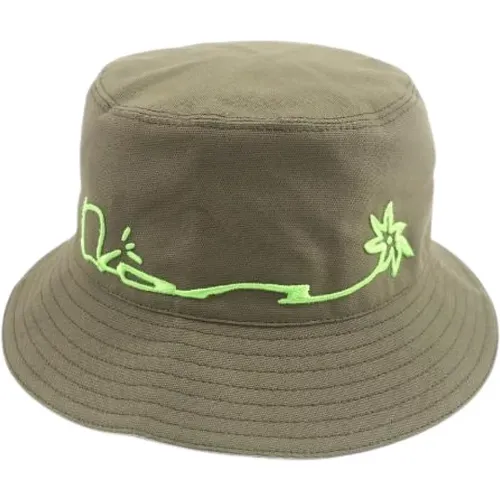 Pre-owned Accessories, male, , Size: ONE SIZE Pre-owned Cotton hats - Dior Vintage - Modalova