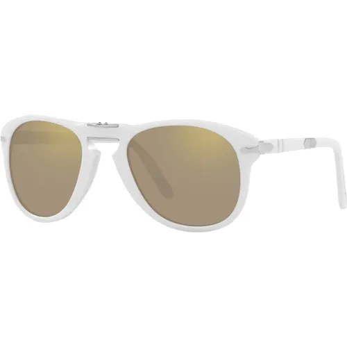 Le Mans Exclusive Sunglasses Opal Ivory , unisex, Sizes: 54 MM - Persol - Modalova