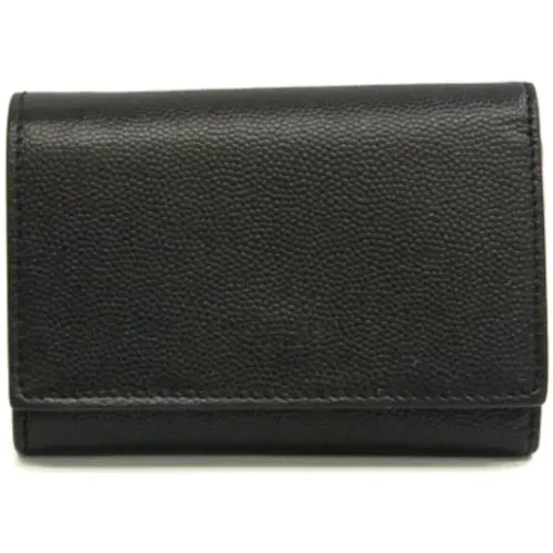 Pre-owned Leather key-holders , female, Sizes: ONE SIZE - Yves Saint Laurent Vintage - Modalova