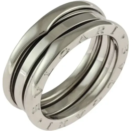 Pre-owned Jewellery, female, , Size: ONE SIZE Pre-owned White Gold rings - Bvlgari Vintage - Modalova