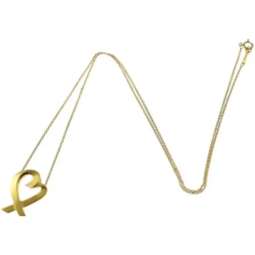 Pre-owned Jewellery, female, , Size: ONE SIZE Pre-owned Gold necklaces - Tiffany & Co. Pre-owned - Modalova