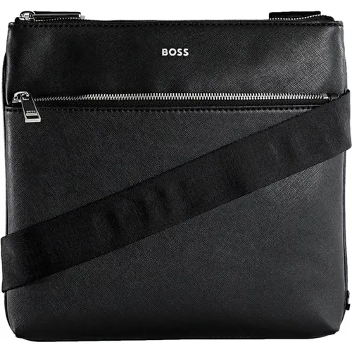 Messenger Bags, male, , Size: ONE SIZE Zair_NS Reporter Bag in - Hugo Boss - Modalova