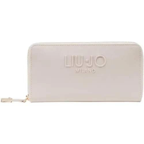 Wallets & Cardholders, female, , Size: ONE SIZE Zip-Around Wallet with Compartments - Liu Jo - Modalova