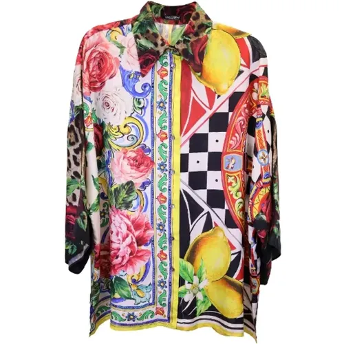 Pre-owned Shirts & Blouses, female, , Size: S Pre-owned Silk tops - Dolce & Gabbana Pre-owned - Modalova