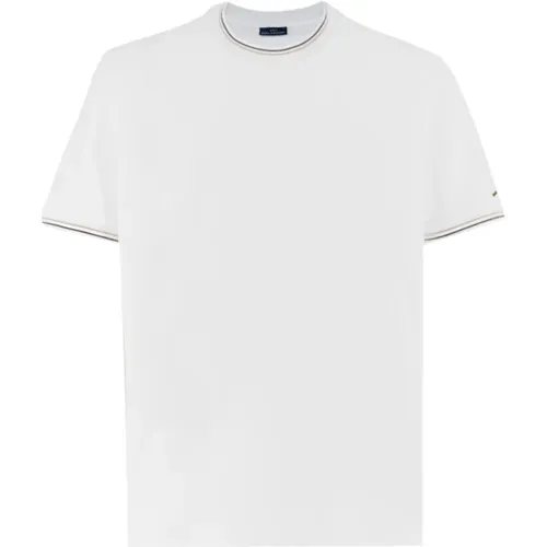 Striped Crew Neck T-shirt , male, Sizes: XL, 2XL - PAUL & SHARK - Modalova