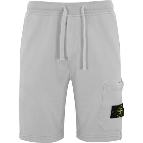 Casual Shorts, male, , Size: S Compass Patch Drawstring Shorts - Stone Island - Modalova