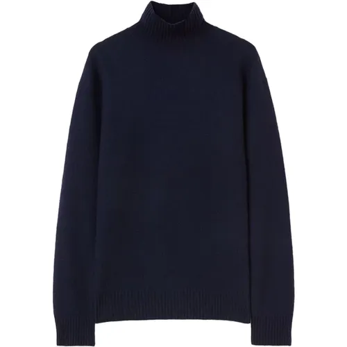 Turtlenecks, male, , Size: M Wool Knit Sweater - Jil Sander - Modalova