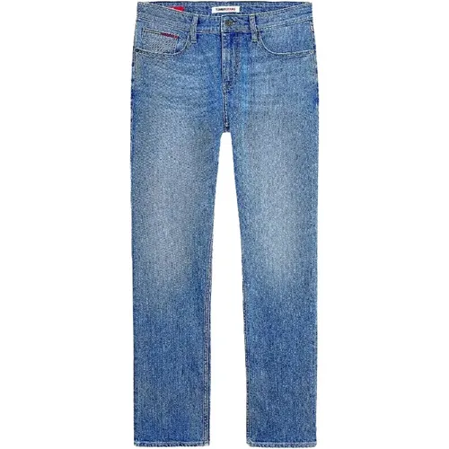 Straight Jeans, male, , Size: W28 L30 Classic Straight Jeans - Tommy Jeans - Modalova