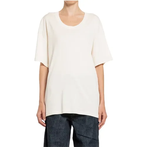 Geripptes T-Shirt , Damen, Größe: XS - Lemaire - Modalova