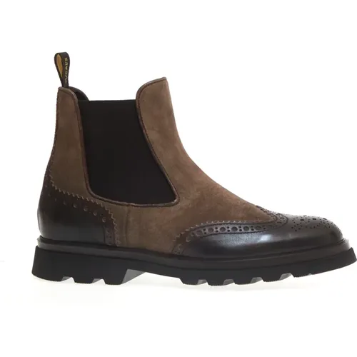 Suede Ankle Boots , male, Sizes: 8 UK, 6 1/2 UK, 6 UK, 9 UK, 8 1/2 UK - Doucal's - Modalova