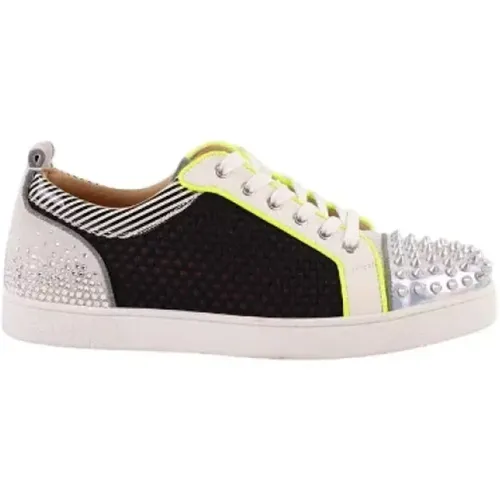 Pre-owned Sneakers, male, , Size: 10 US Pre-owned Polyester sneakers - Christian Louboutin Pre-owned - Modalova