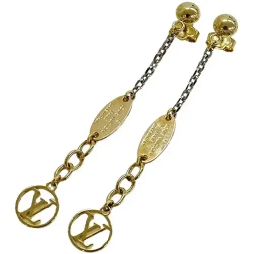 Pre-owned Jewellery, female, , Size: ONE SIZE Pre-owned Metal earrings - Louis Vuitton Vintage - Modalova